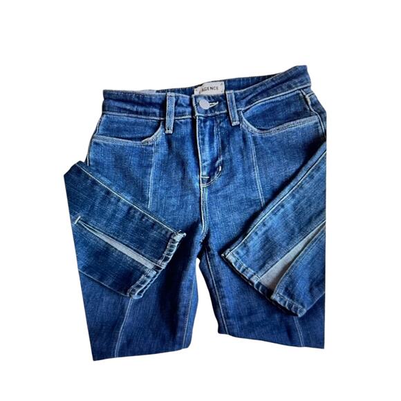 L’AGENCE Jeans HIgh Rise Skinny Taille Haute Durango Size 24 NEW MSRP $225.00 - Picture 1 of 7